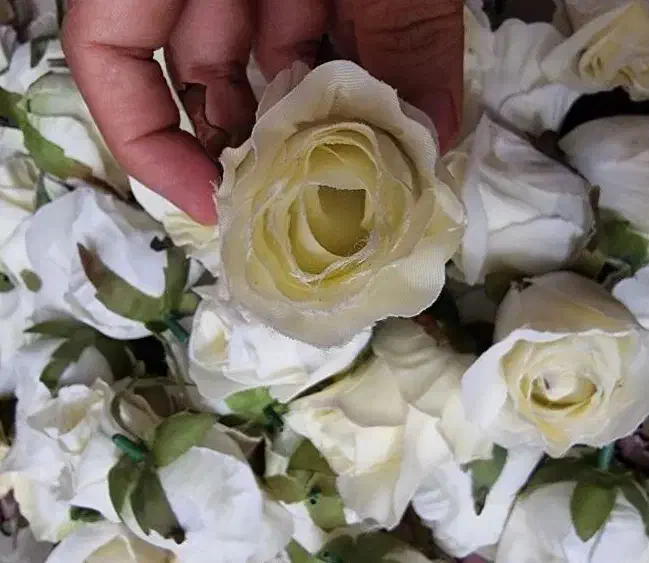 سر گل مصنوعی رز جهت تزیین باکس گل|گل مصنوعی|ری, فیروزآبادی|دیوار