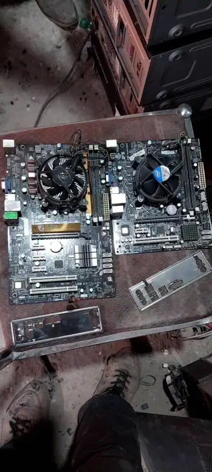 مادربورد h61 الایت مدل Fcb با فن و سی پی یو|قطعات و لوازم جانبی رایانه|تهران, دکتر هوشیار|دیوار