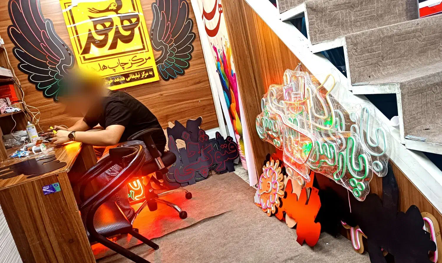 تابلو ال ای دی Led تابلو نئون نعون چشمک زن ثابت|فروشگاه و مغازه|تهران, مشیریه|دیوار