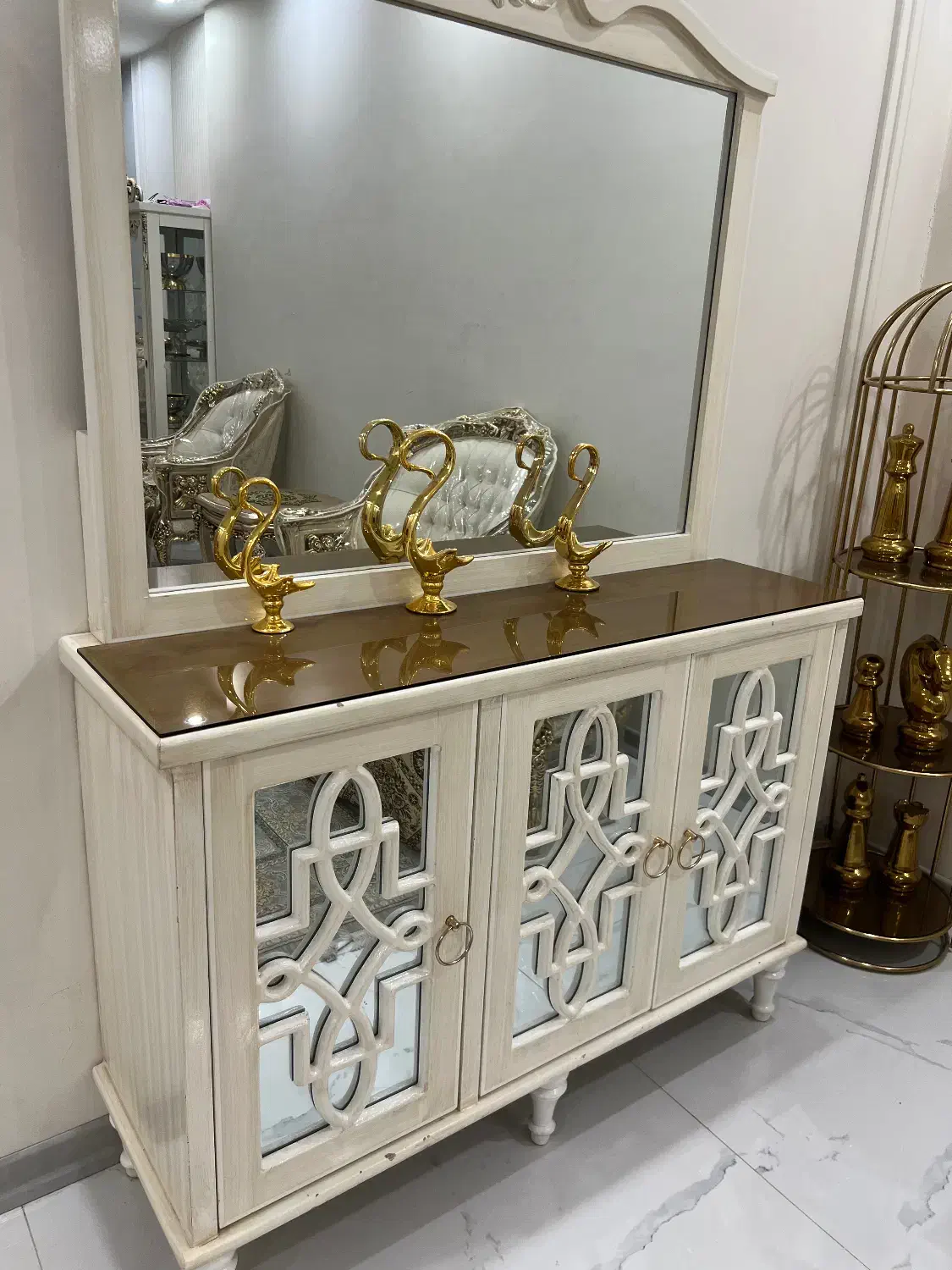 کنسول ومیزتلویزیون ست|بوفه، ویترین، کنسول|مشهد, فدک|دیوار