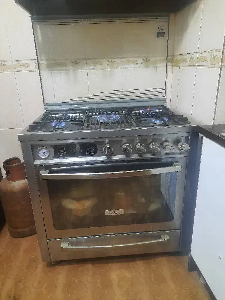 اجاق گاز فر دار تمام استیل|اجاق گاز و لوازم برقی پخت‌وپز|بندرلنگه, |دیوار