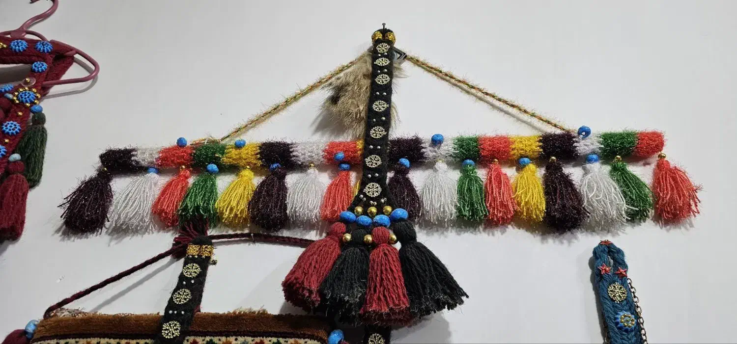 سفره،سراُسار،کمچهدون،تیر،|گلیم، جاجیم، گبه|لردگان, |دیوار