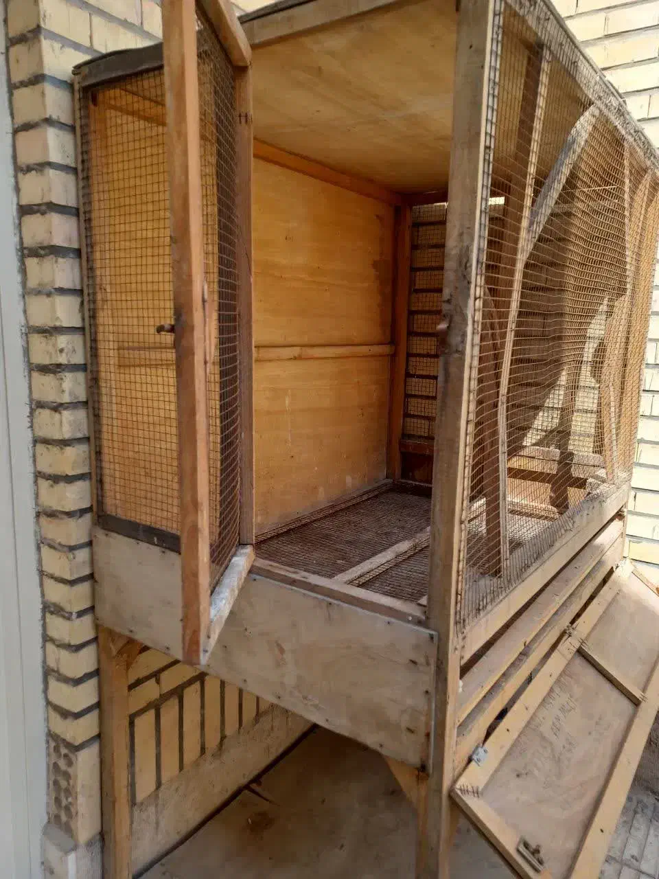 کجه ، گنجه ، قفس چوبی ، قفس پرنده ، جفت کن|لوازم جانبی حیوانات|قم, شهرک مهدیه|دیوار