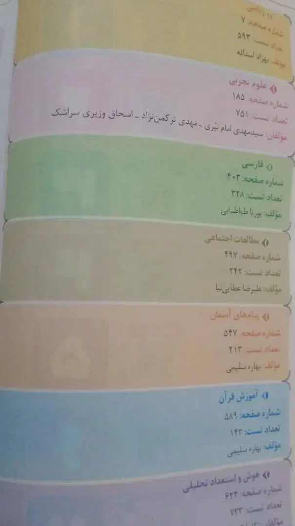 کتاب جامع تیز هوشان پایه نهم|کتاب و مجله آموزشی|شهرکرد, |دیوار