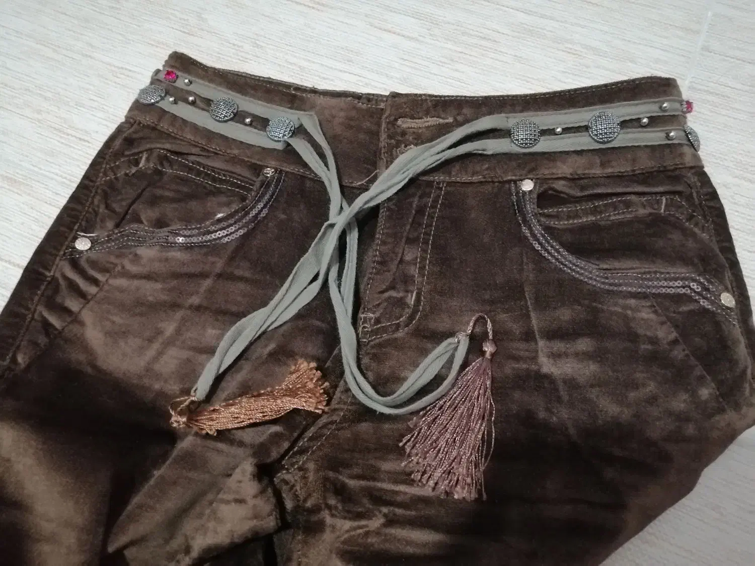 شلوار  زنانه نو.مخمل ترک خارجی، سایز38-40.دم پا|لباس|سبزوار, کاشفی شمالی (دادگستری)|دیوار