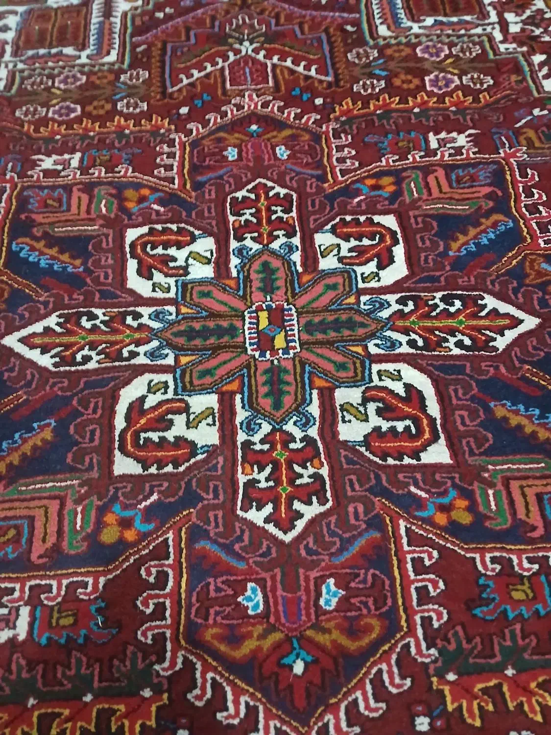 یک عددفرش دستباف9متری هریس|فرش|خواجه, |دیوار