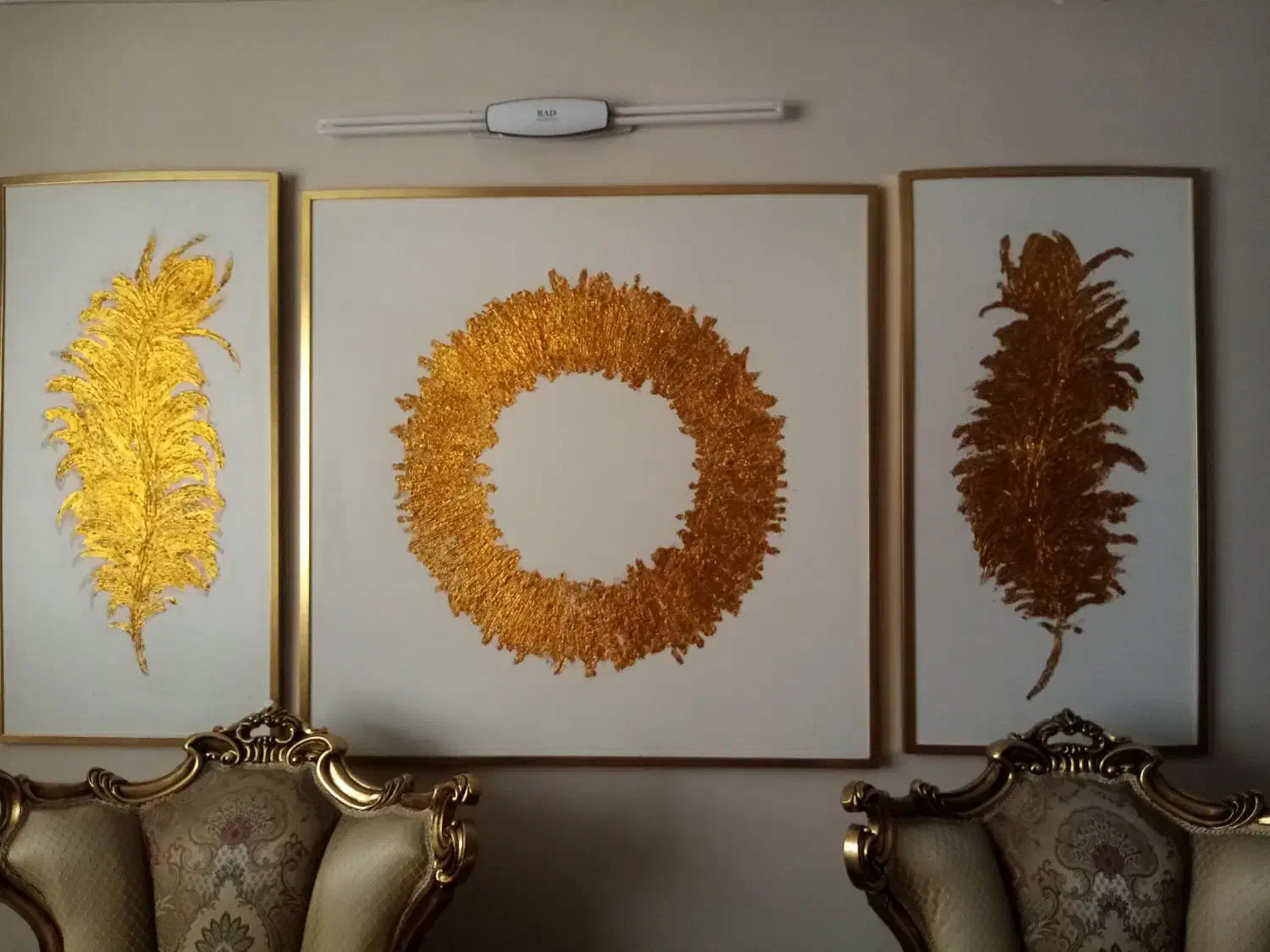 تابلو ورق طلا|تابلو، نقاشی، عکس|اسلامشهر, شهرک الهیه|دیوار