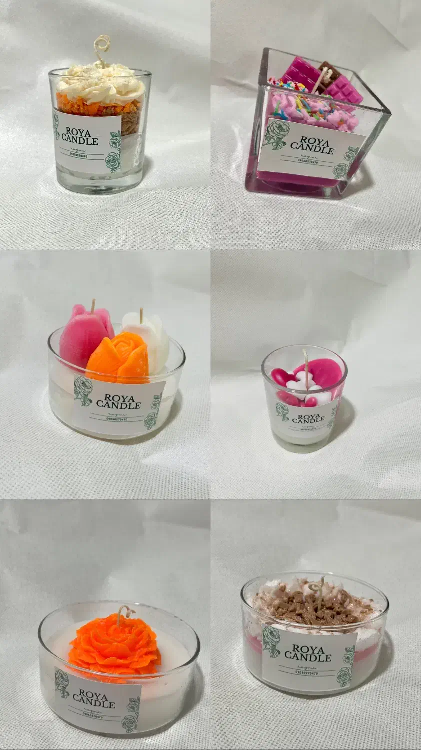 شمع های دست ساز|صنایع دستی و سایر لوازم تزئینی|بندرعباس, |دیوار