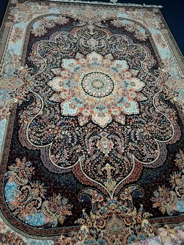 فرش ۹ متری طرح نسترن|فرش|کرمانشاه, |دیوار