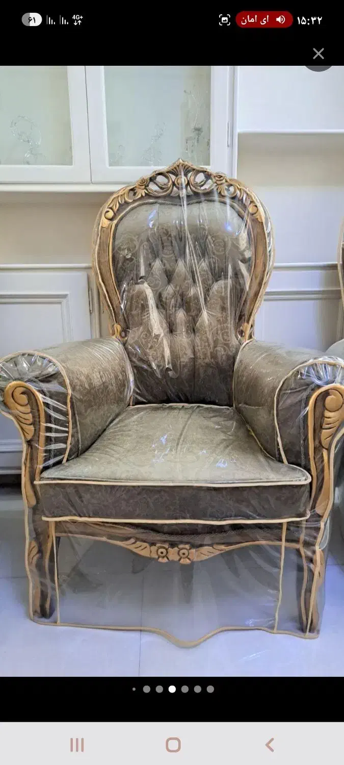 مبل ۹نفره سلطنتی|مبلمان خانگی و میز عسلی|اصفهان, عباسآباد|دیوار