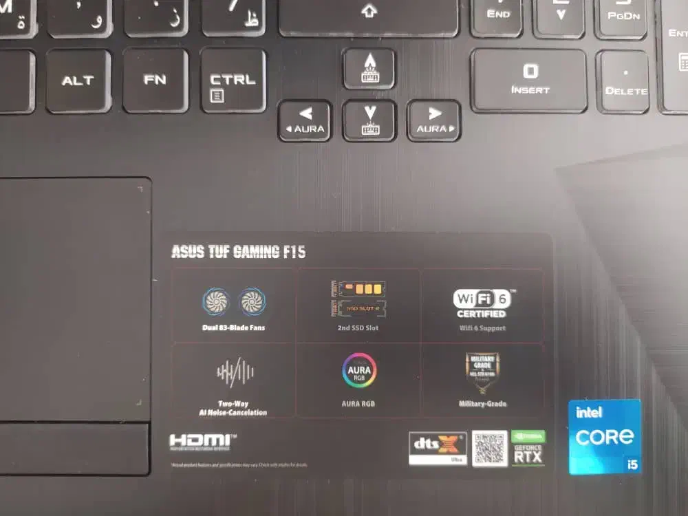 لپ تاپ تاف گیمینگ نسل 11|رایانه همراه|تهران, ایوانک|دیوار