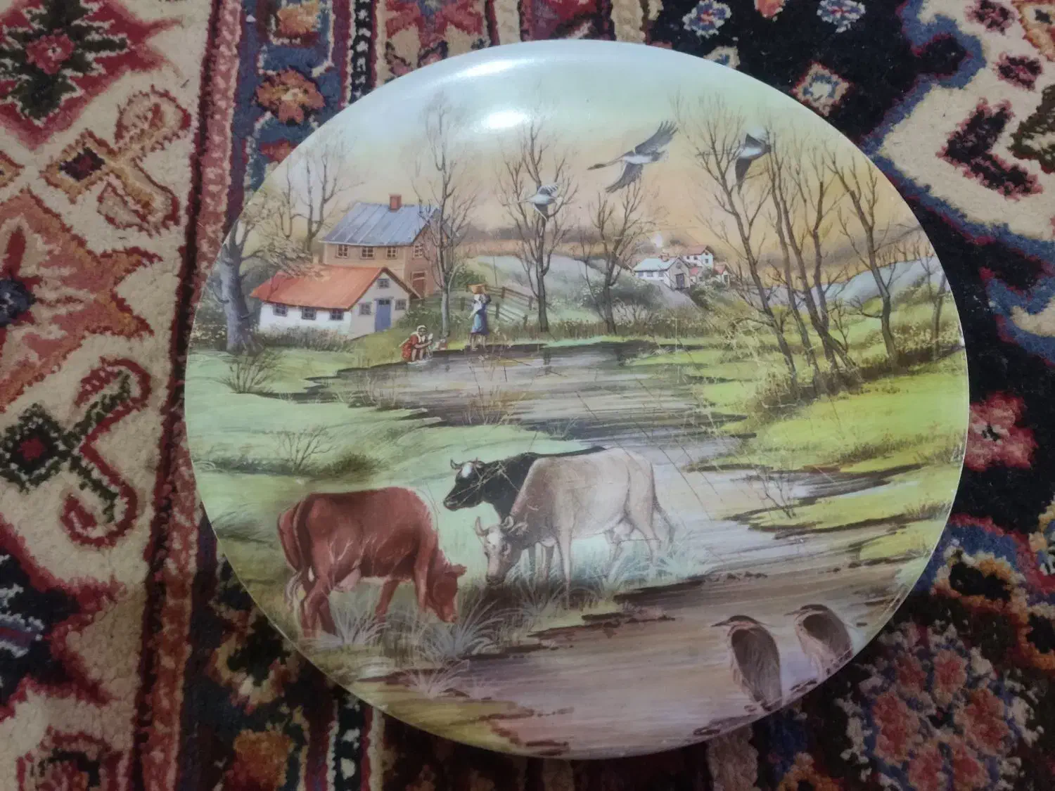 بشقاب قدیمی|ظروف سرو و پذیرایی|کرج, خرمدشت|دیوار