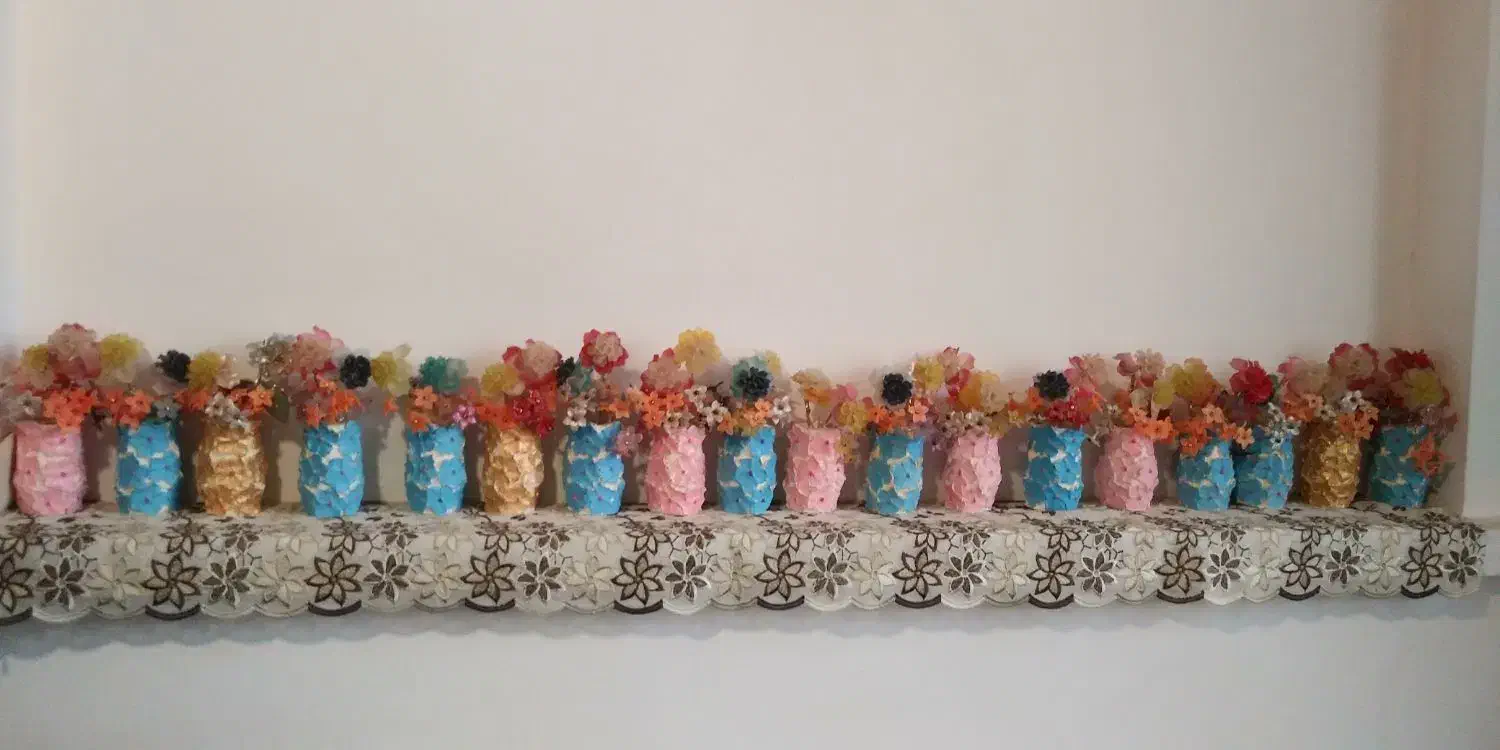 گل مصنوعی|گل مصنوعی|قم, نیروگاه|دیوار