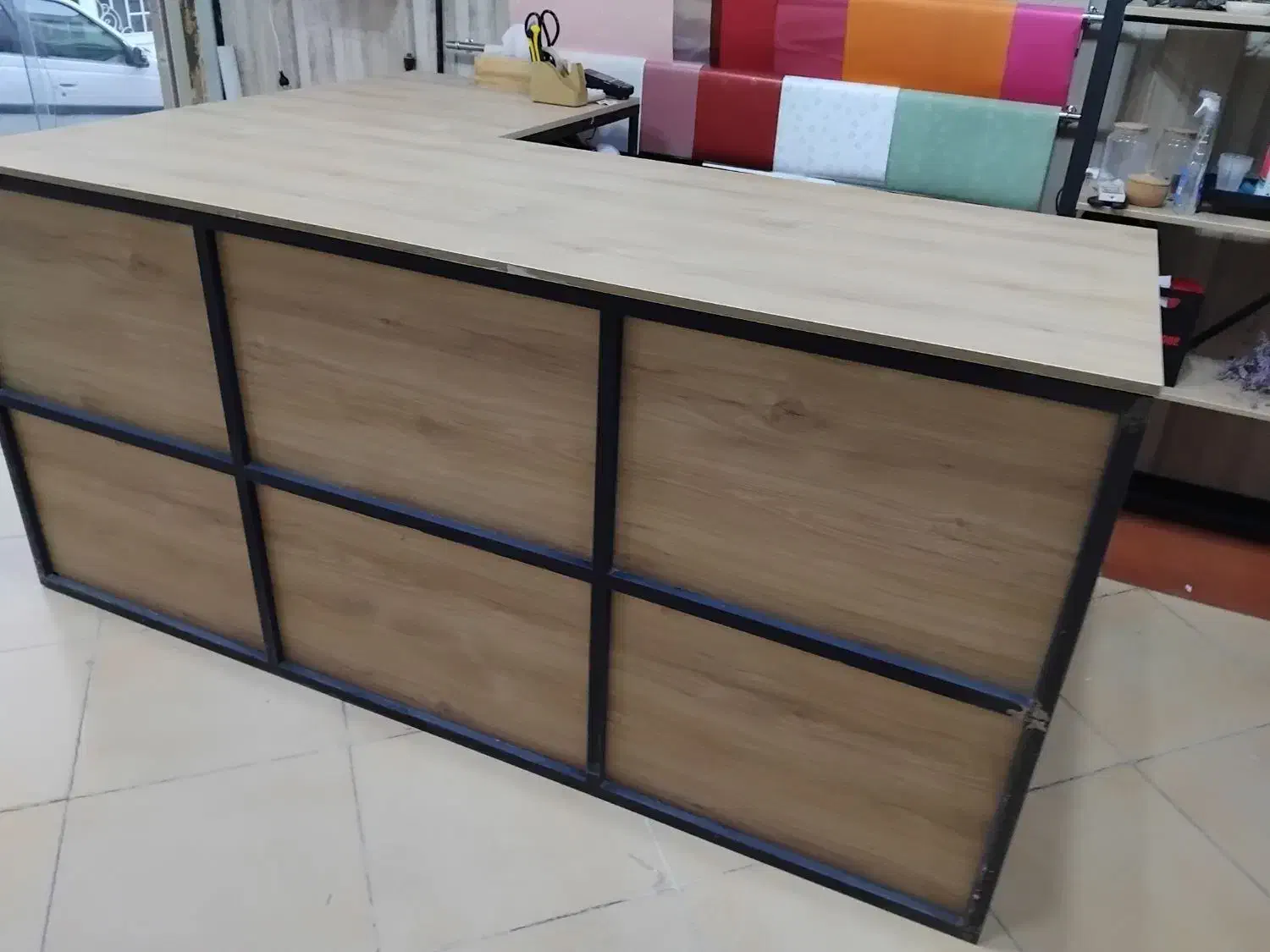 میز کار چوبی ( چوب mdf )|فروشگاه و مغازه|ایلام, |دیوار