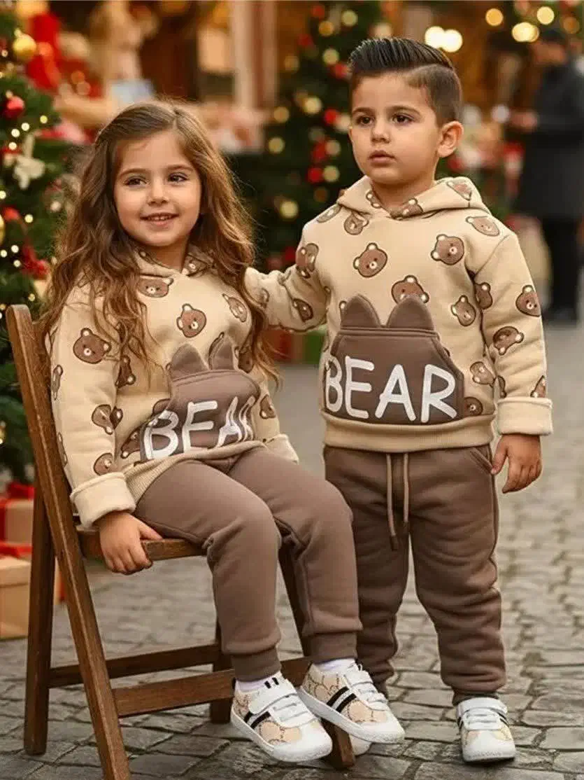 پوشاک ونوس ترکونده ، هودی شلوار توکرکی دو رو چاپ|کفش و لباس بچه|قم, حنیف نژاد|دیوار