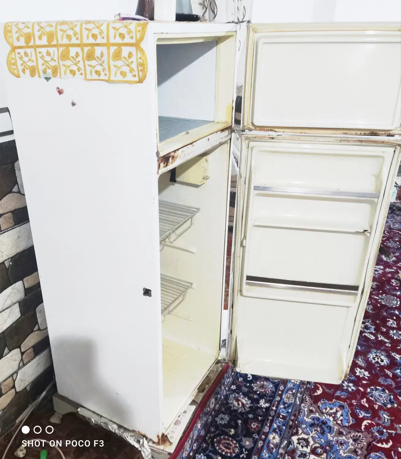 یخچال فریزر دو درب .بم|یخچال و فریزر|دهبکری, |دیوار