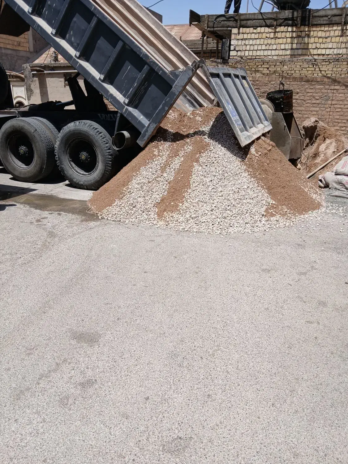 ماسه شسته شن ۳ چهارم صدف بادی سنگ پی|مصالح و تجهیزات ساختمان|آبادان, |دیوار