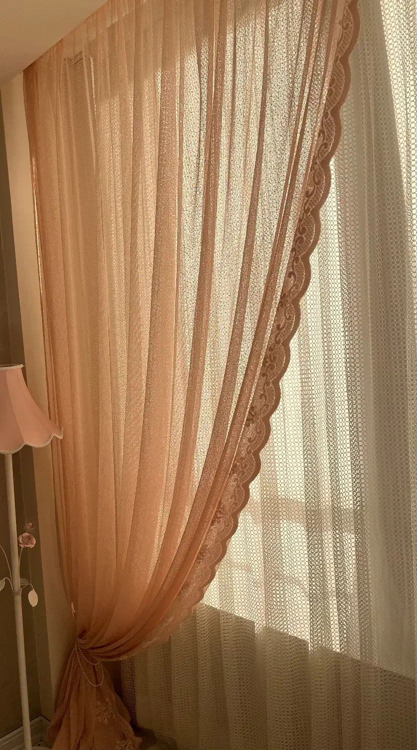 پرده تور نو خوش رنگ|پرده، رانر، رومیزی|شاهینشهر, عطار|دیوار