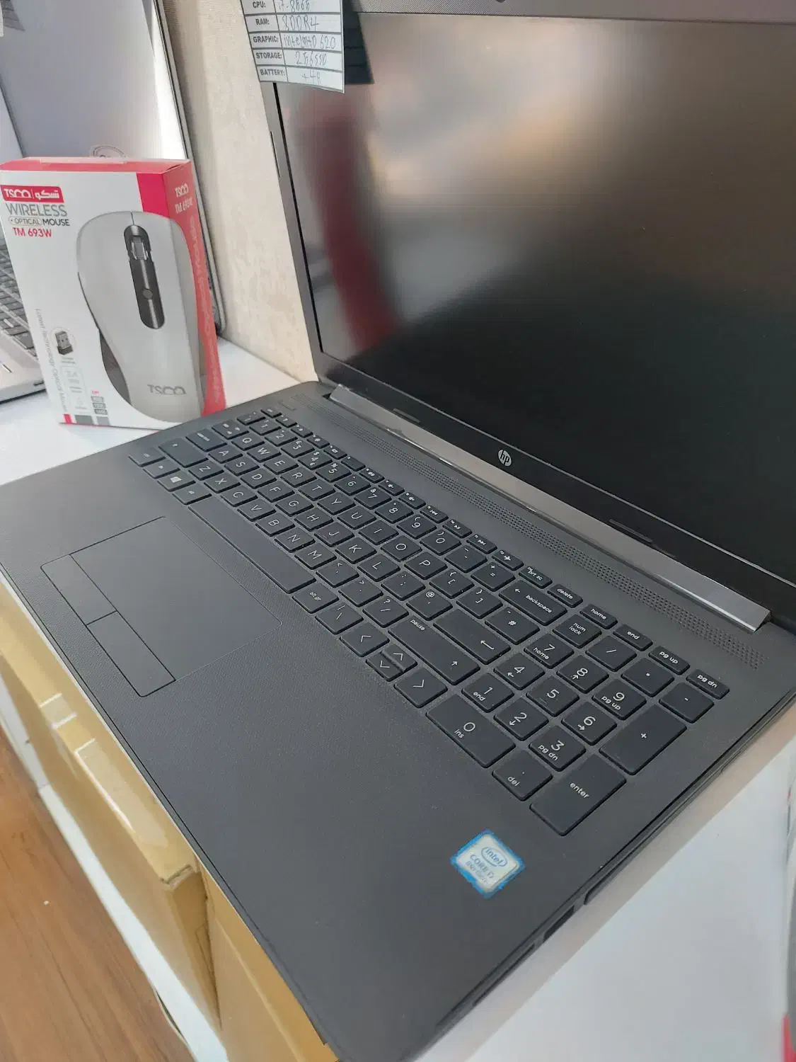 لپتاپcore i7نسل8رم8ddr4 هاردssdکاملانوباکارتن15.6|رایانه همراه|تهران, پونک|دیوار