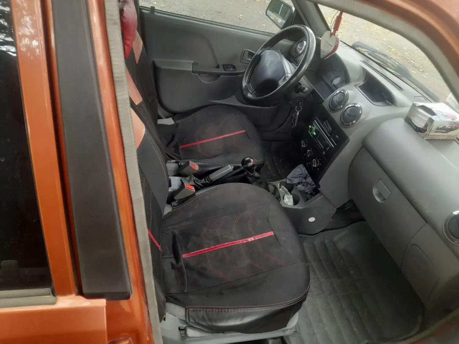 پراید مدل ۹۰ تک گانه رنگ مسی فرمان بدون هیدرولیک|خودرو سواری و وانت|اهر, |دیوار