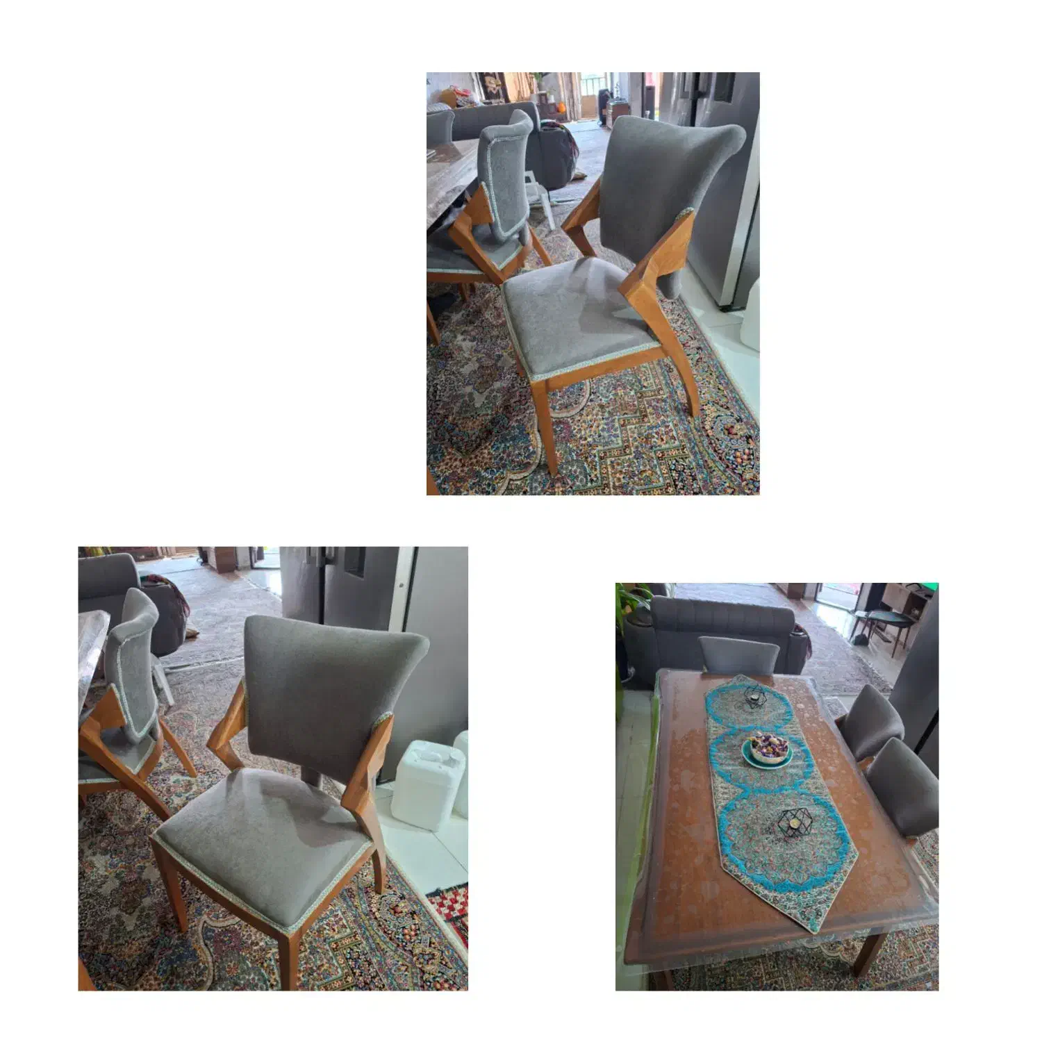 فروش یک عدد میز ناهارخوری و صندلی|میز و صندلی غذاخوری|زرند, |دیوار