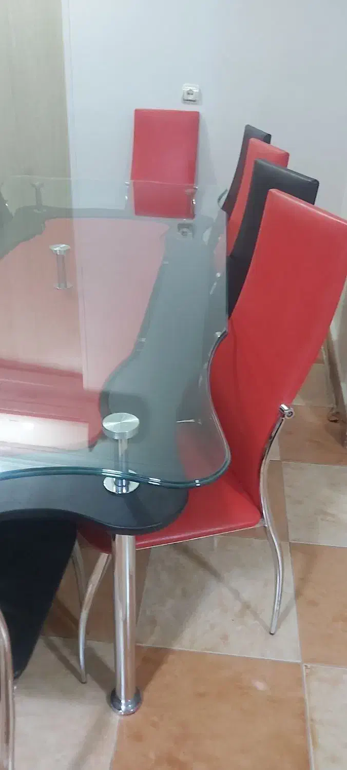 فروش میز ناهار خوری ۱۰ نفره با صندلی ها|میز و صندلی غذاخوری|کرج, ساسانی (قلمستان)|دیوار