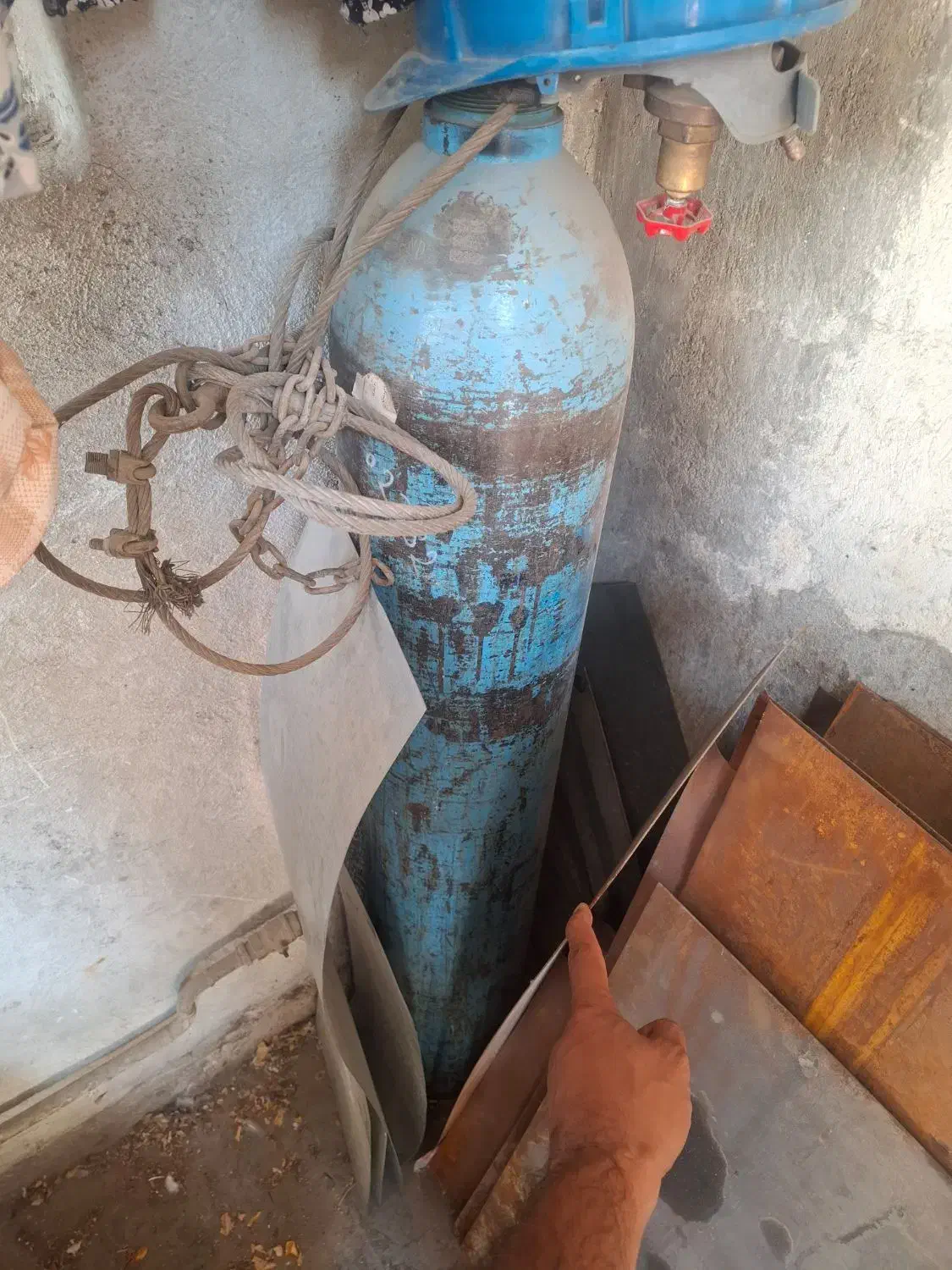 کپسول هوا 40 لیتری آلمانی|ماشینآلات صنعتی|اراک, |دیوار