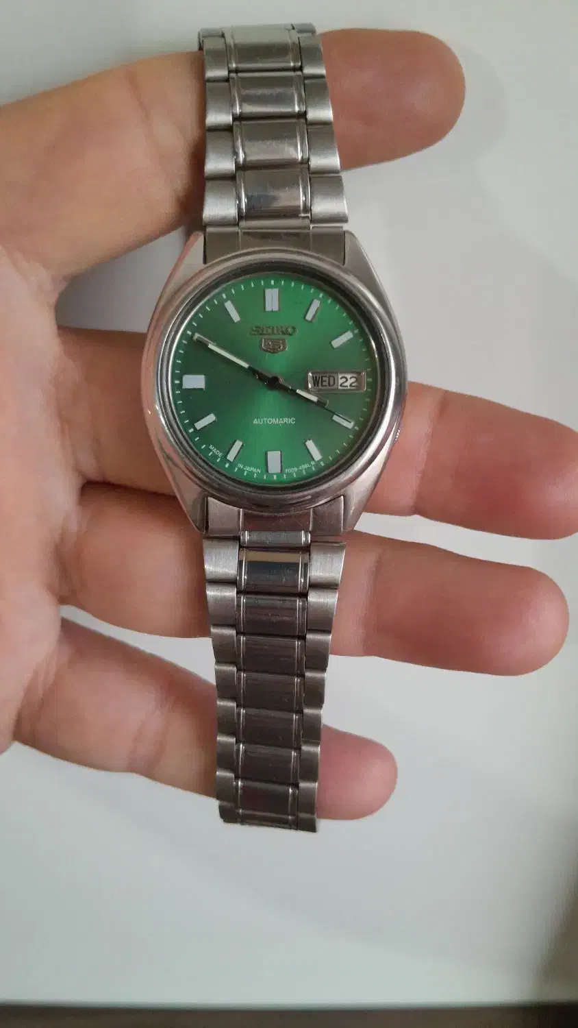 سیکو پنچ صفحه سبز اتوماتیک ژاپن انتیک|کلکسیون اشیاء عتیقه|اردبیل, |دیوار