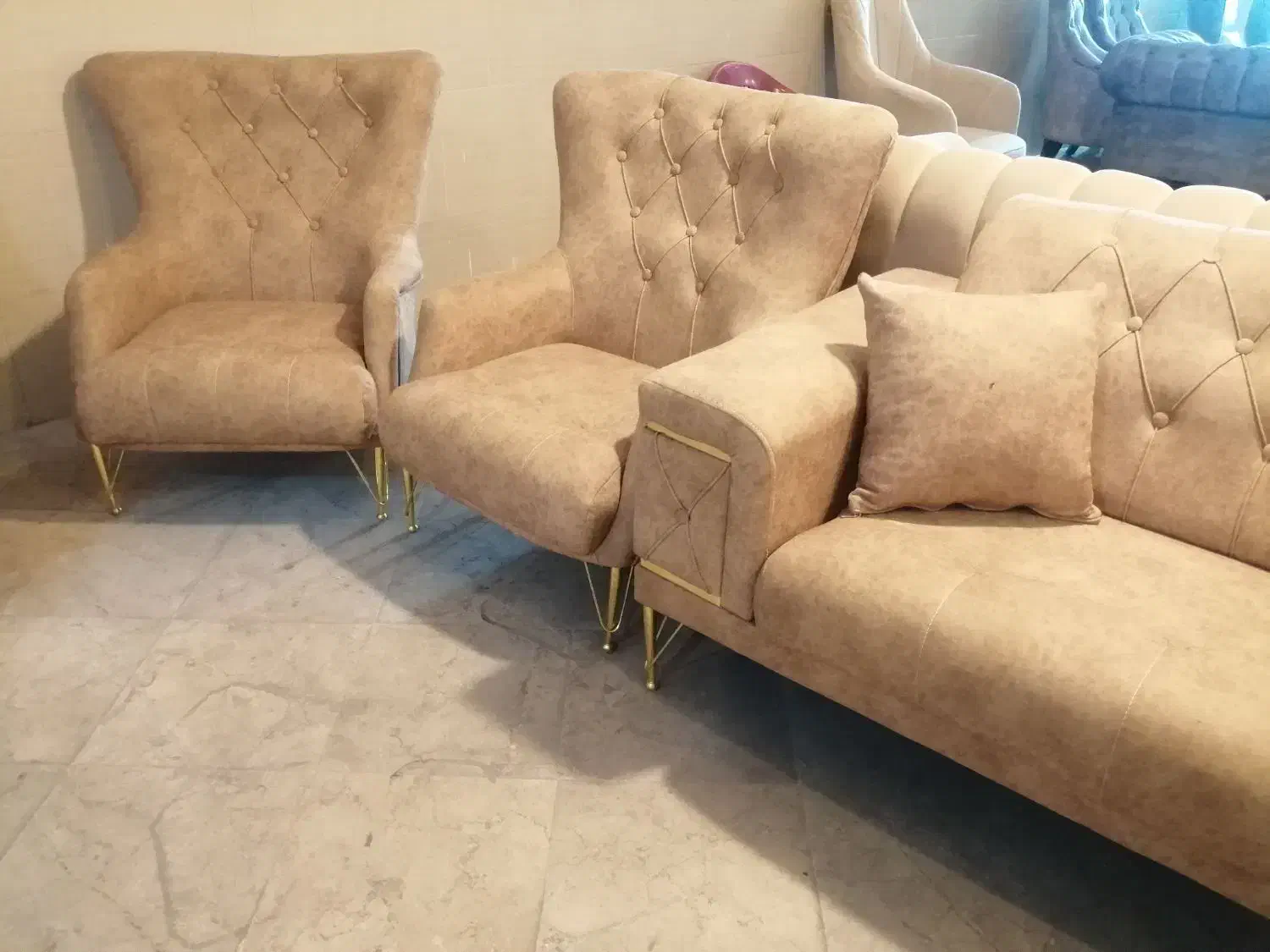 مبل راحتی منچستر|مبلمان خانگی و میز عسلی|یزد, |دیوار