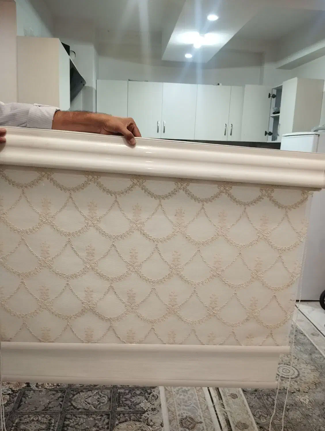 پرده زیرا نو وسالم|پرده، رانر، رومیزی|تهران, نظامآباد|دیوار