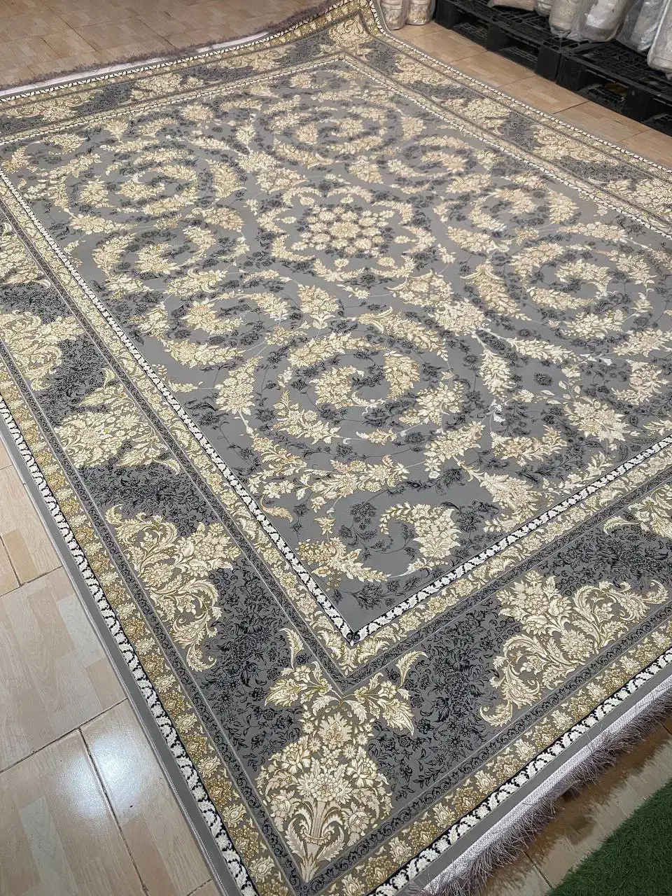 فرش ۱۲۰۰شانه نخ تمام اکرولیک اصل انبارفرش تخفیفی|فرش|کرج, گلشهر|دیوار