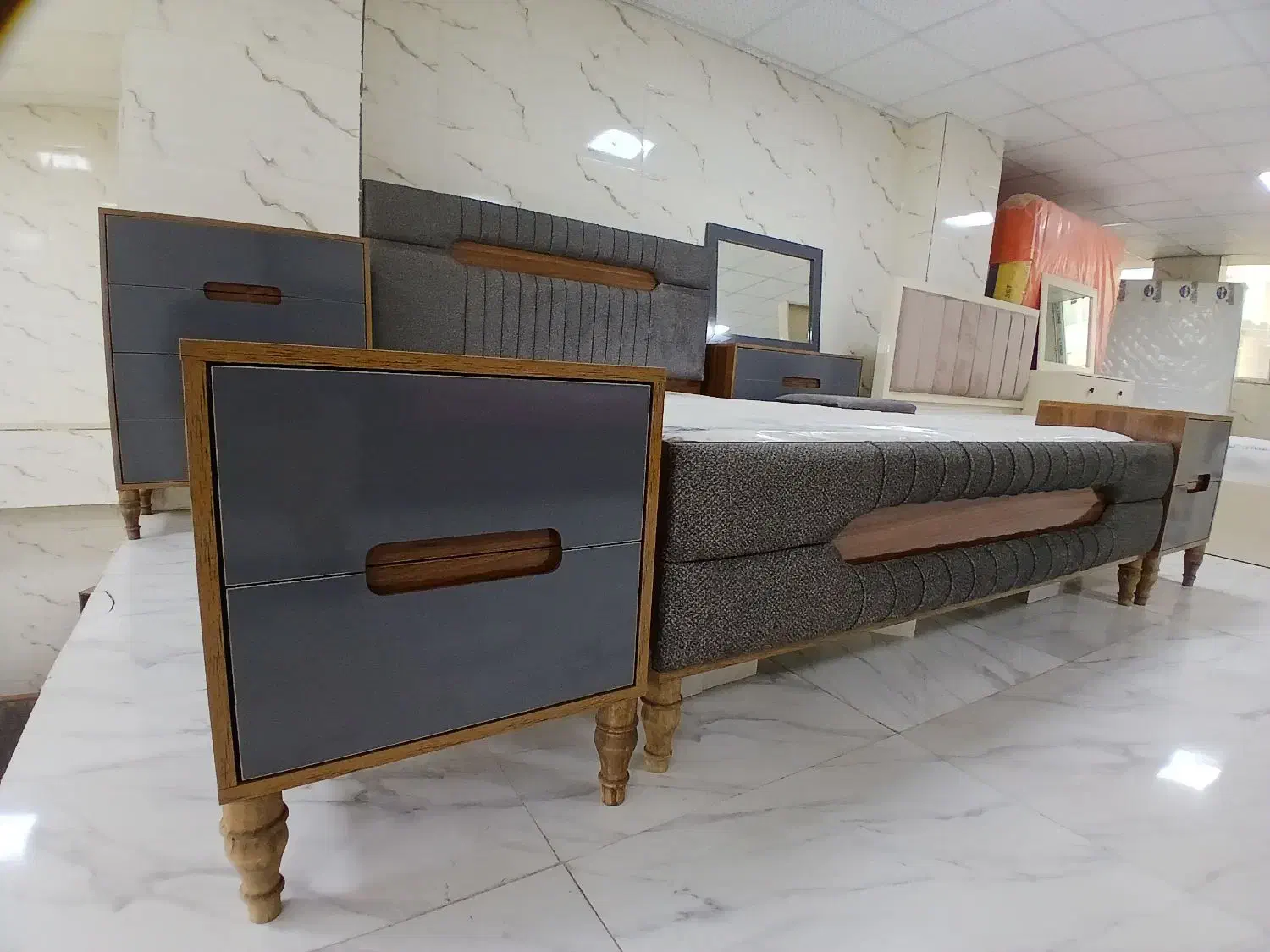 سرویس خواب قائم.مدل لوکاس|تخت و سرویس خواب|کرمانشاه, |دیوار