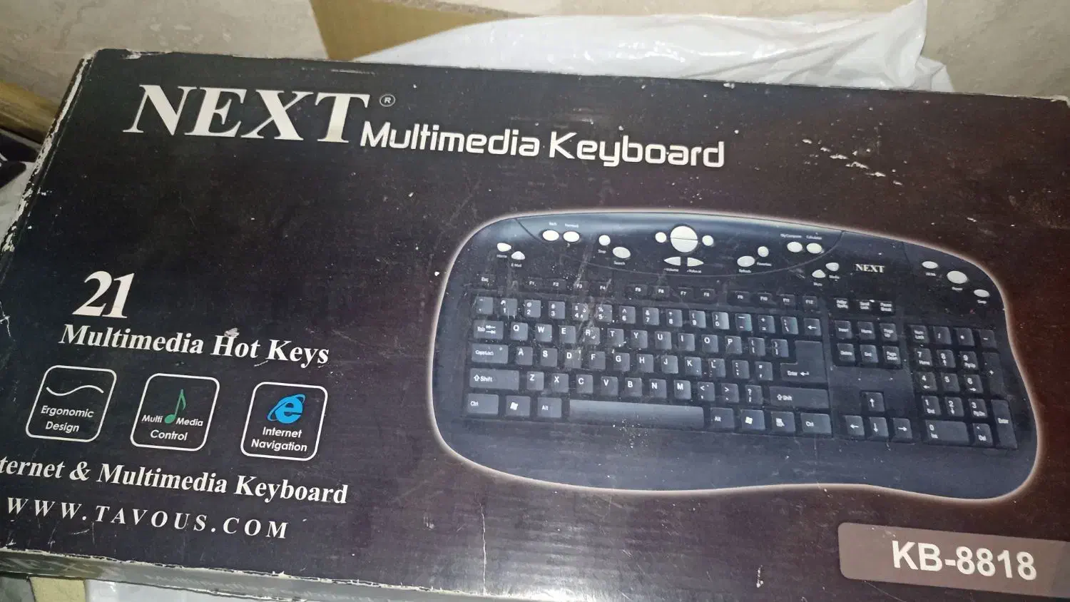 کیبورد نکثت با جعبه|قطعات و لوازم جانبی رایانه|اصفهان, دوطفلان|دیوار