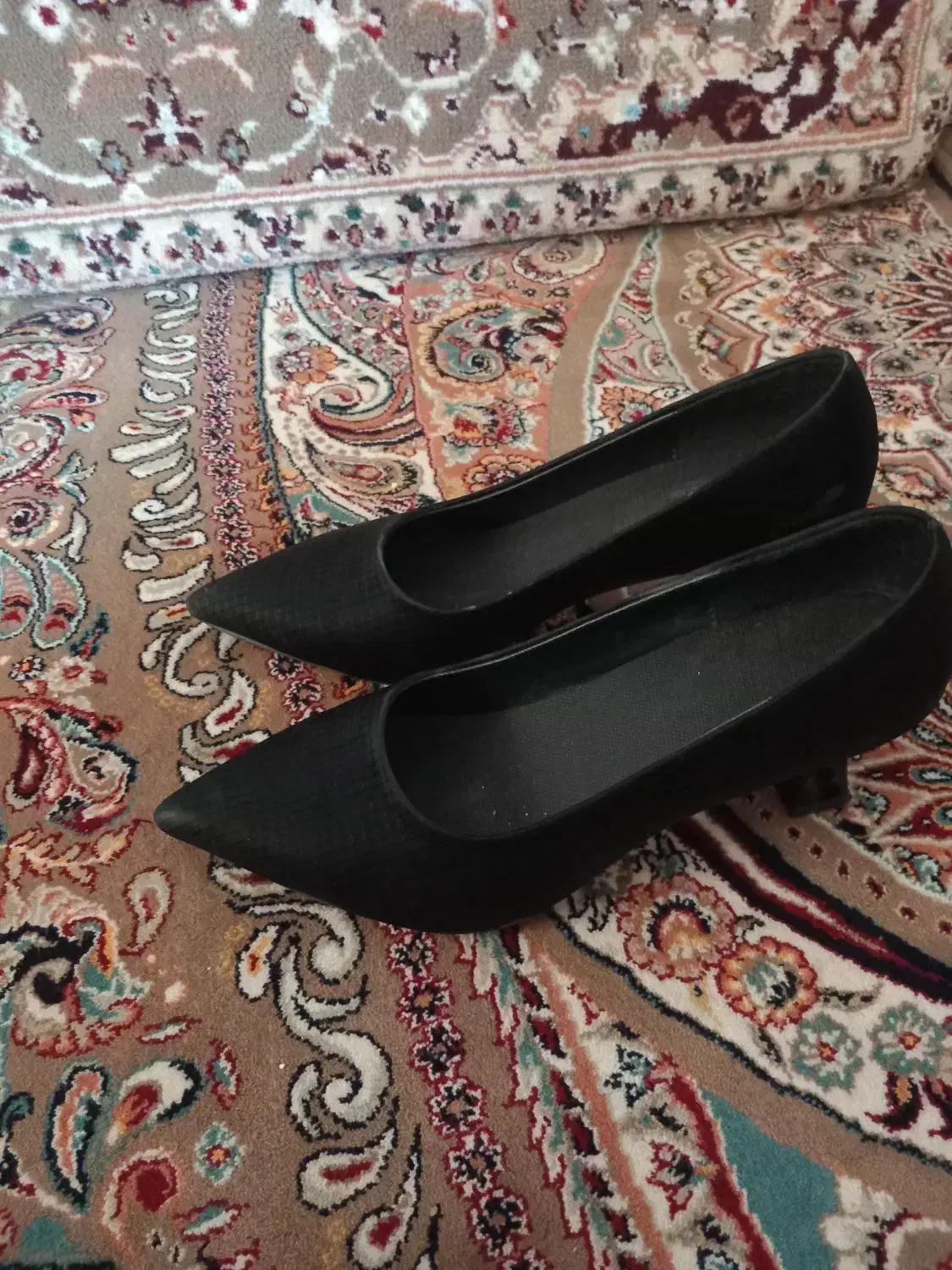 کفش مجلسی مخمل پوست ماری|کیف، کفش، کمربند|کبودرآهنگ, |دیوار