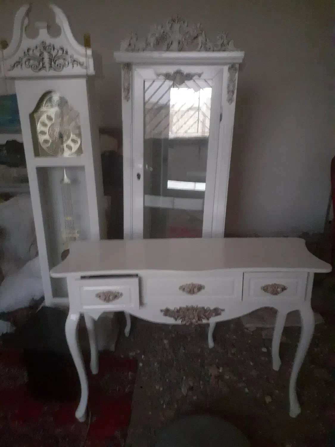 ساعت ایستاده بوفه ومیز|بوفه، ویترین، کنسول|میان ولایت, |دیوار