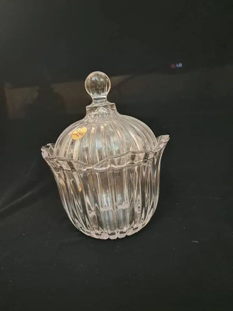 ظرف شکلات خوری یا قندان کریستالی سوگا ژاپن|ظروف سرو و پذیرایی|تهران, ستارخان|دیوار