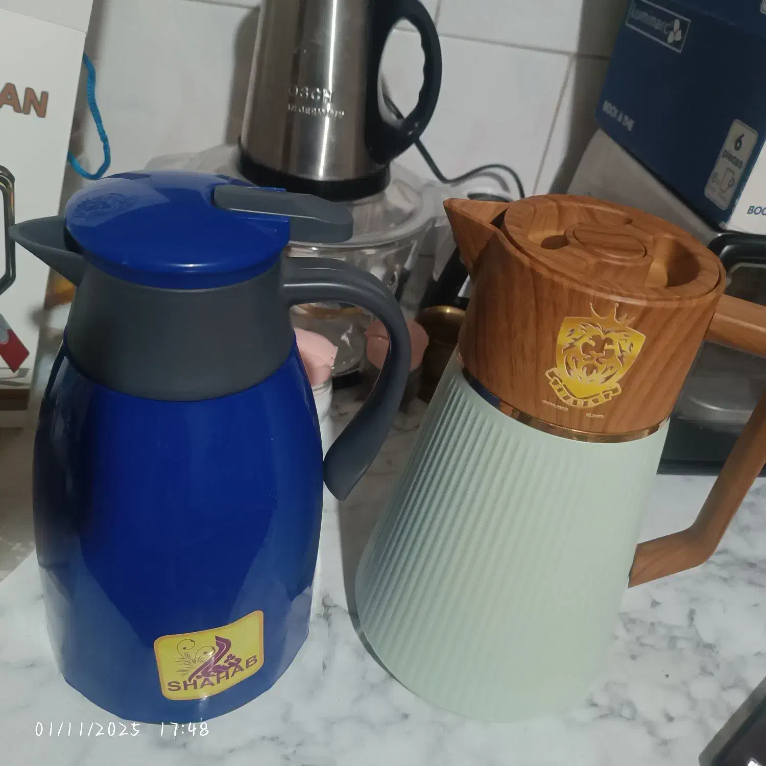 فلاسک نو استفاده نشده|قوری، کتری، قهوه‌ساز دستی|دلیجان, |دیوار