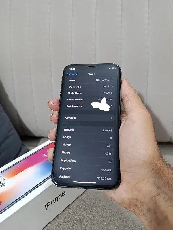 آیفون x بدون نقطه عروسک 256|موبایل|شیراز, شهرک فرهنگیان|دیوار