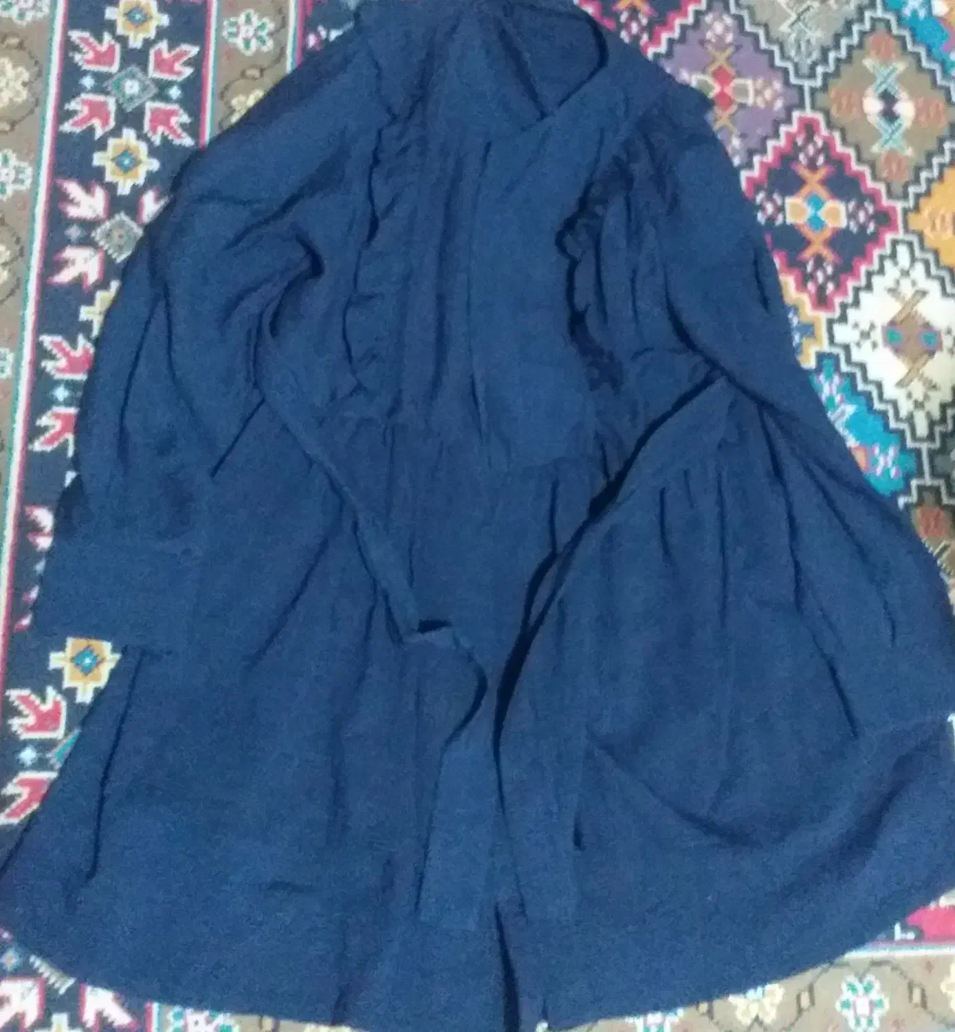 مانتو سرمه ای مدل عروسکی|لباس|پیر بکران, |دیوار