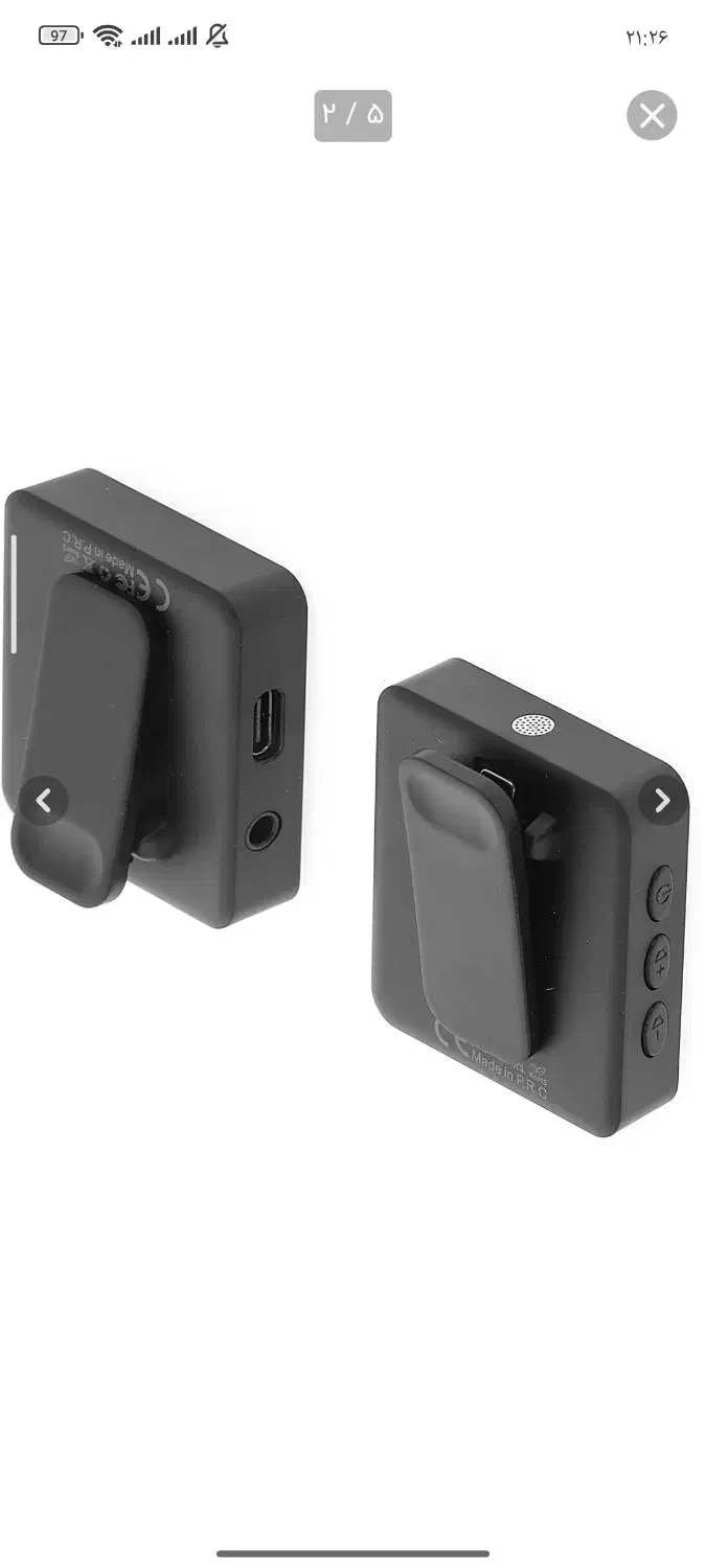 میکروفن یقه ای وایرلس دار مدل SX31 دو کاربره|صوتی و تصویری|خاوران, |دیوار