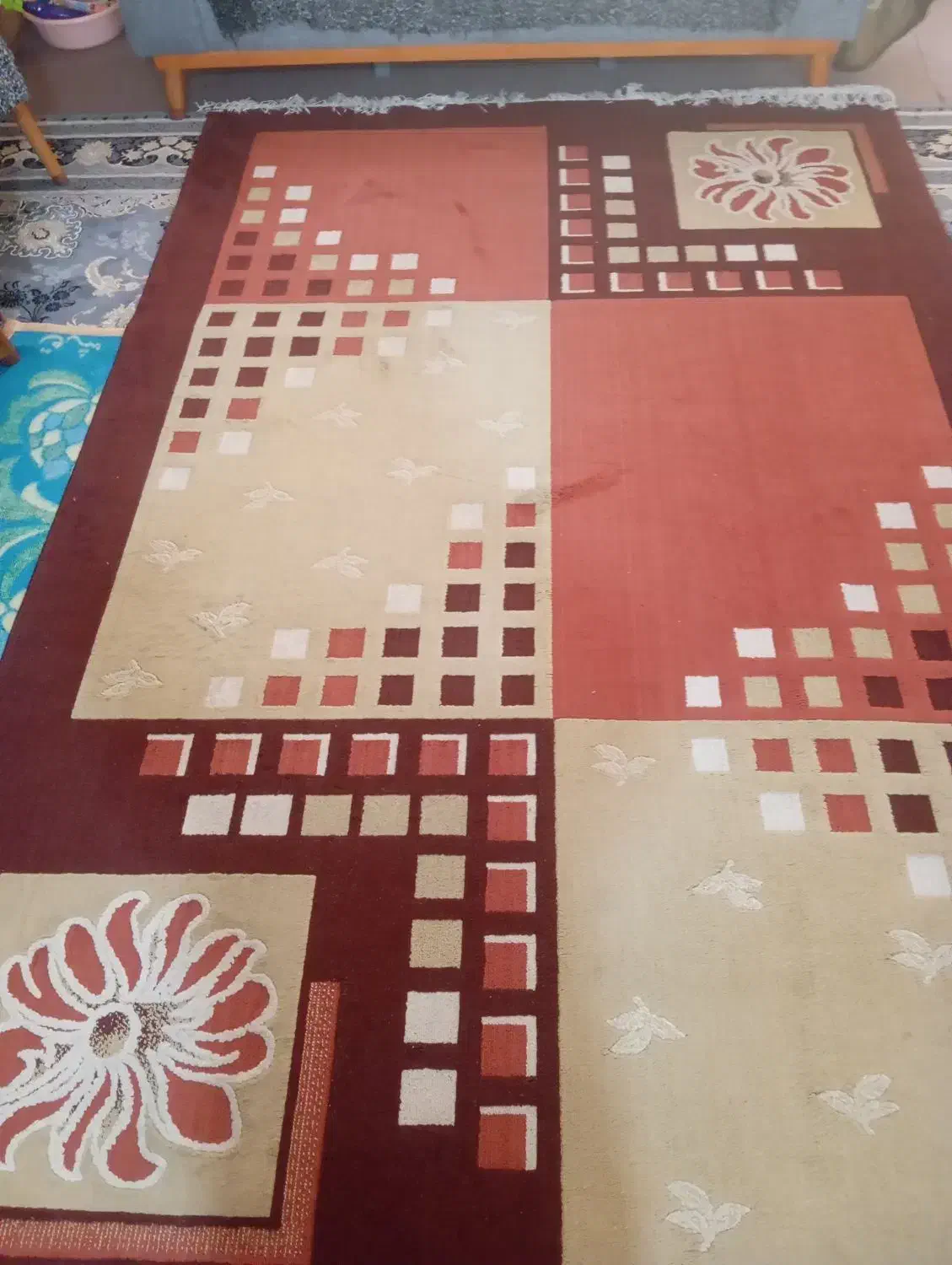 فرش ۶متری و وسایل دیگه|فرش|شیراز, میانرود|دیوار