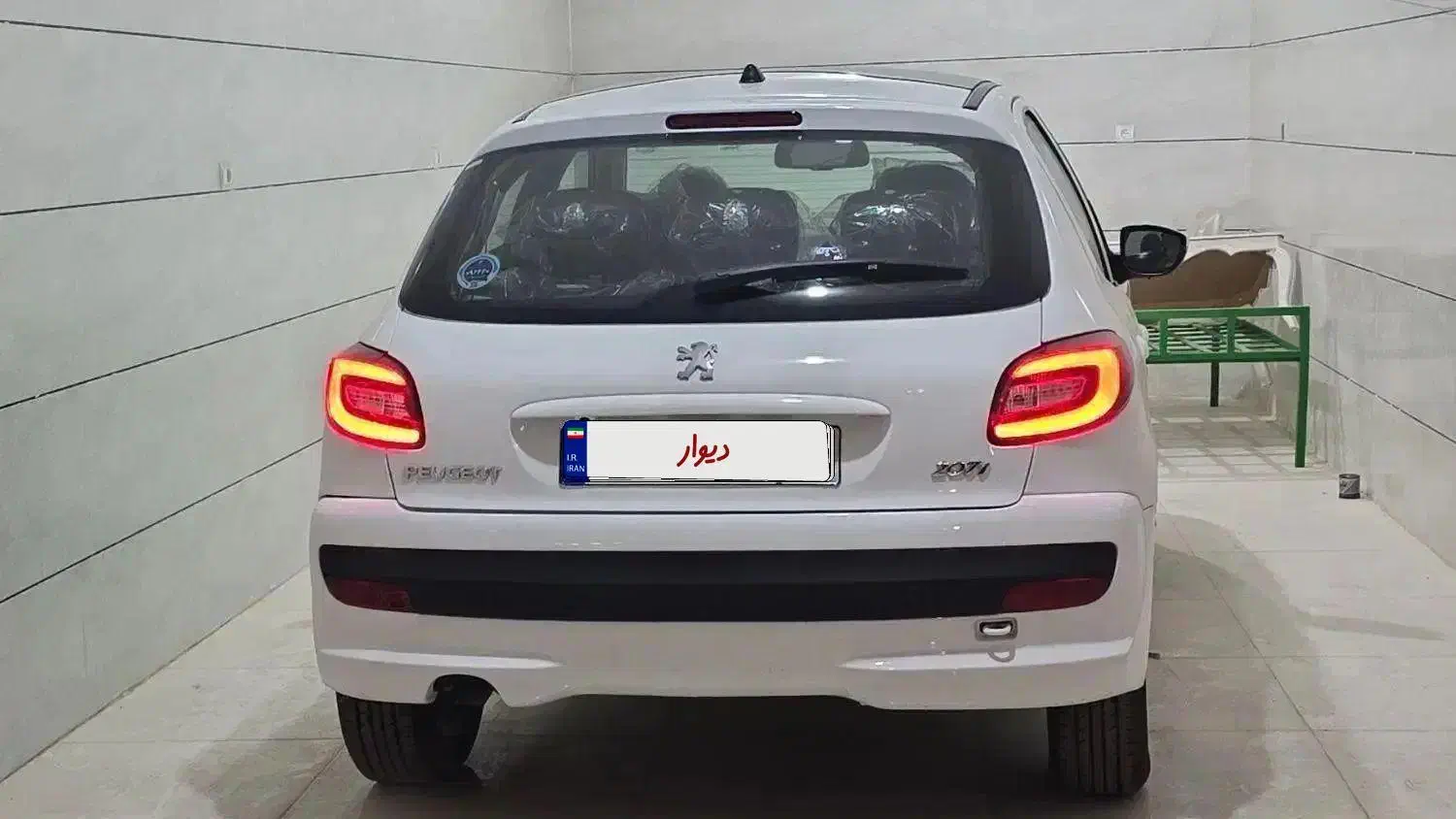 پژو ۲۰۷ سفید پانا ارتقا مدل ۱۴۰۴ رینگ آلومینیوم|خودرو سواری و وانت|ایلام, |دیوار