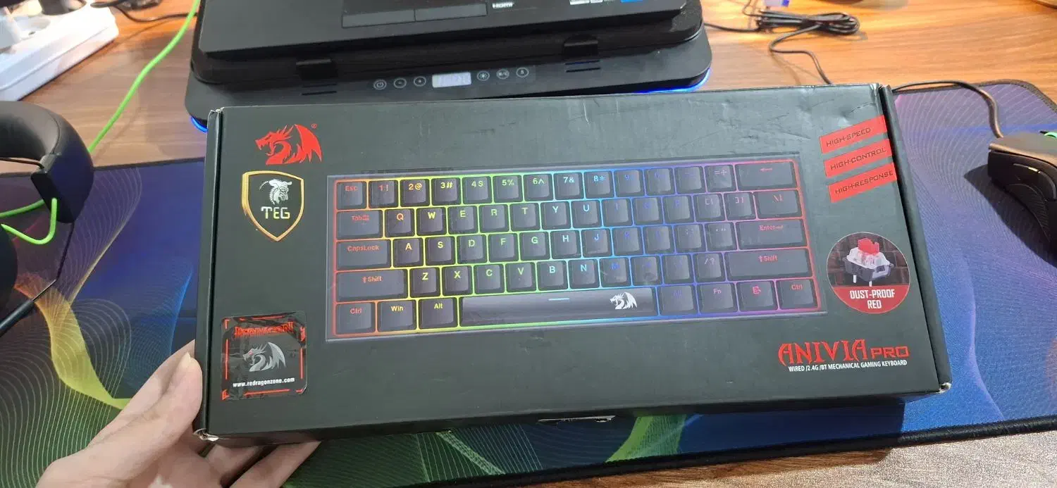 کیبورد گیمینگ REDRAGON Anivia K614 RGB pro|قطعات و لوازم جانبی رایانه|گنبد کاووس, |دیوار