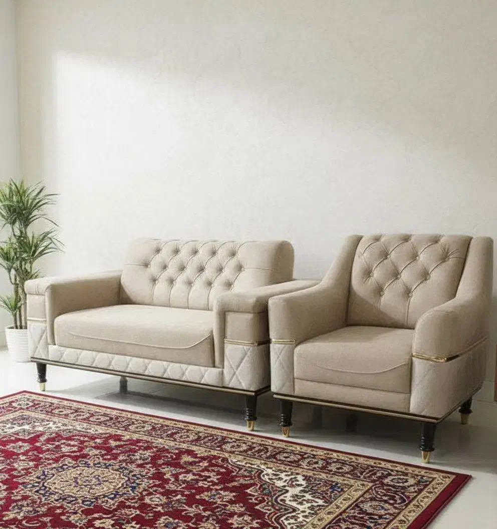 مبل راحتی هفت نفره پارچه‌ای مدرن|مبلمان خانگی و میز عسلی|شیروان (خراسان), |دیوار