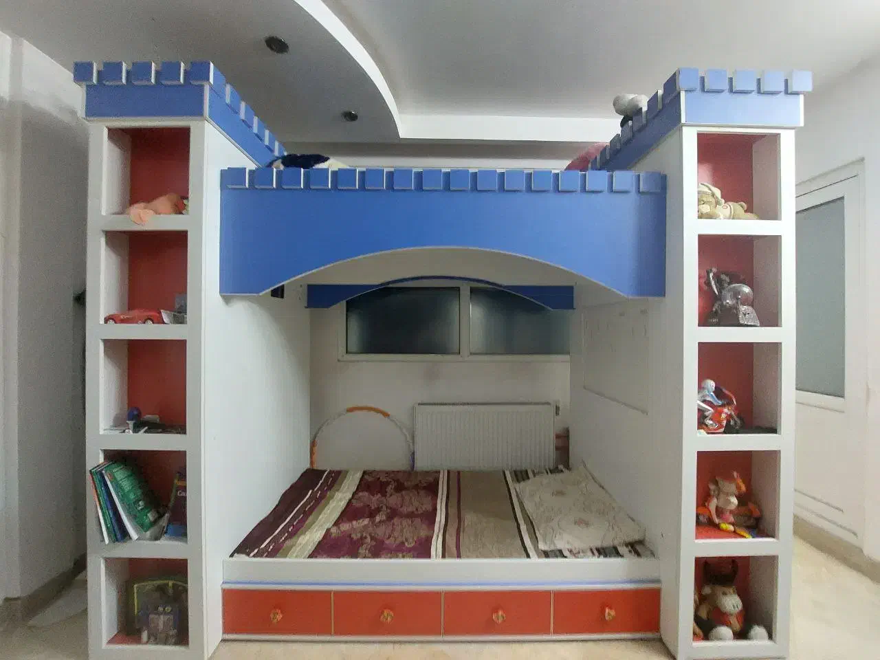 تخت دوطبقه|تخت و سرویس خواب|قم, انسجام|دیوار