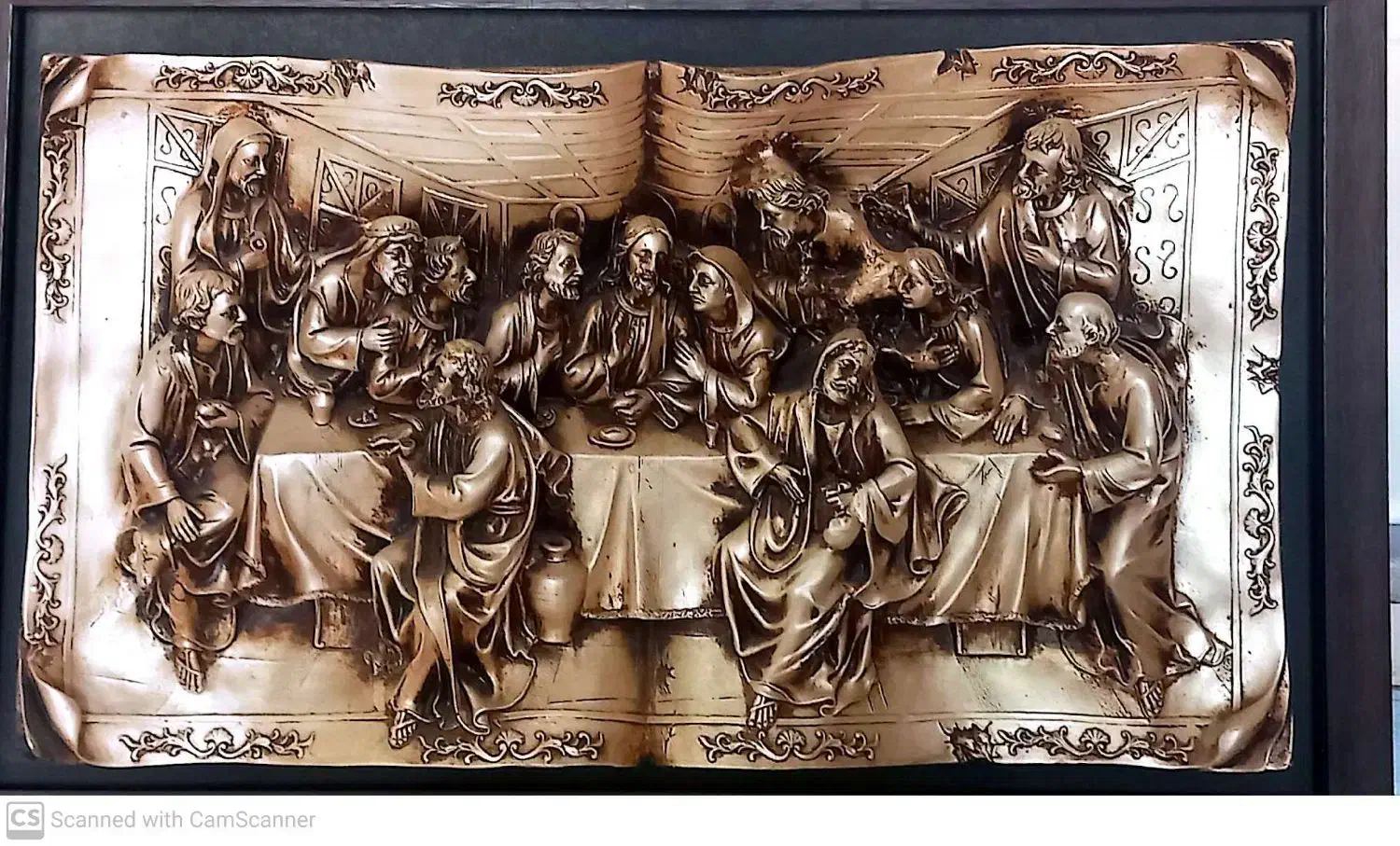 تابلو پلی استر نو شام آخر|تابلو، نقاشی، عکس|همدان, |دیوار