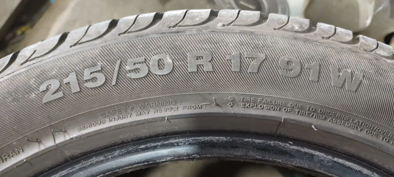 لاستیک کویر ۲۱۵/۵۰R17 در حد نو|قطعات یدکی و لوازم جانبی|بندر انزلی, ساحل قو|دیوار