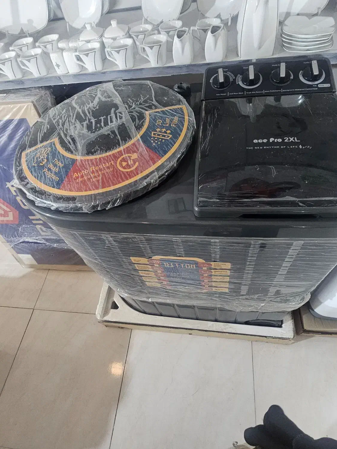 لباسشویی دوقلو ۱۷ کیلو|ماشین لباسشویی و خشککن لباس|زاهدان, |دیوار