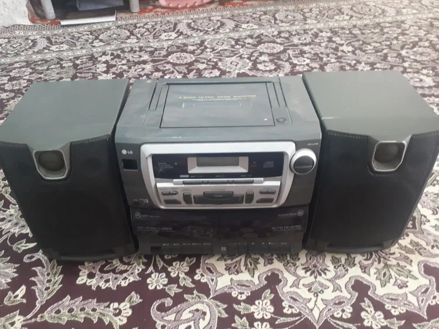 ضبط صوت cd خور دوبانده  باقابلیت کاست ورادیو|سیستم صوتی خانگی|قزوین, |دیوار