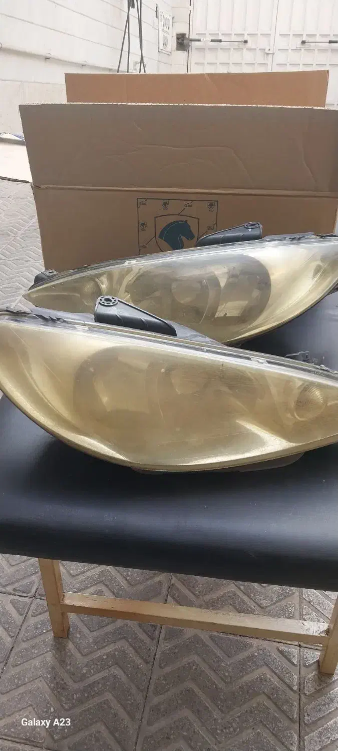 چراغهای جلو 206 فابریک|قطعات یدکی و لوازم جانبی|تهران, امیرآباد|دیوار